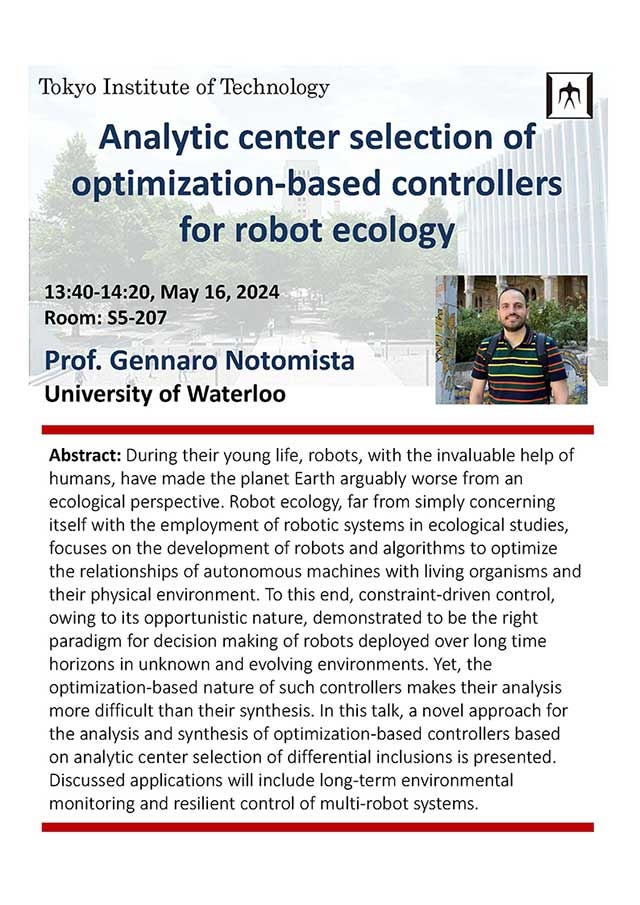 The 43rd Special Seminar of School of Engineering1