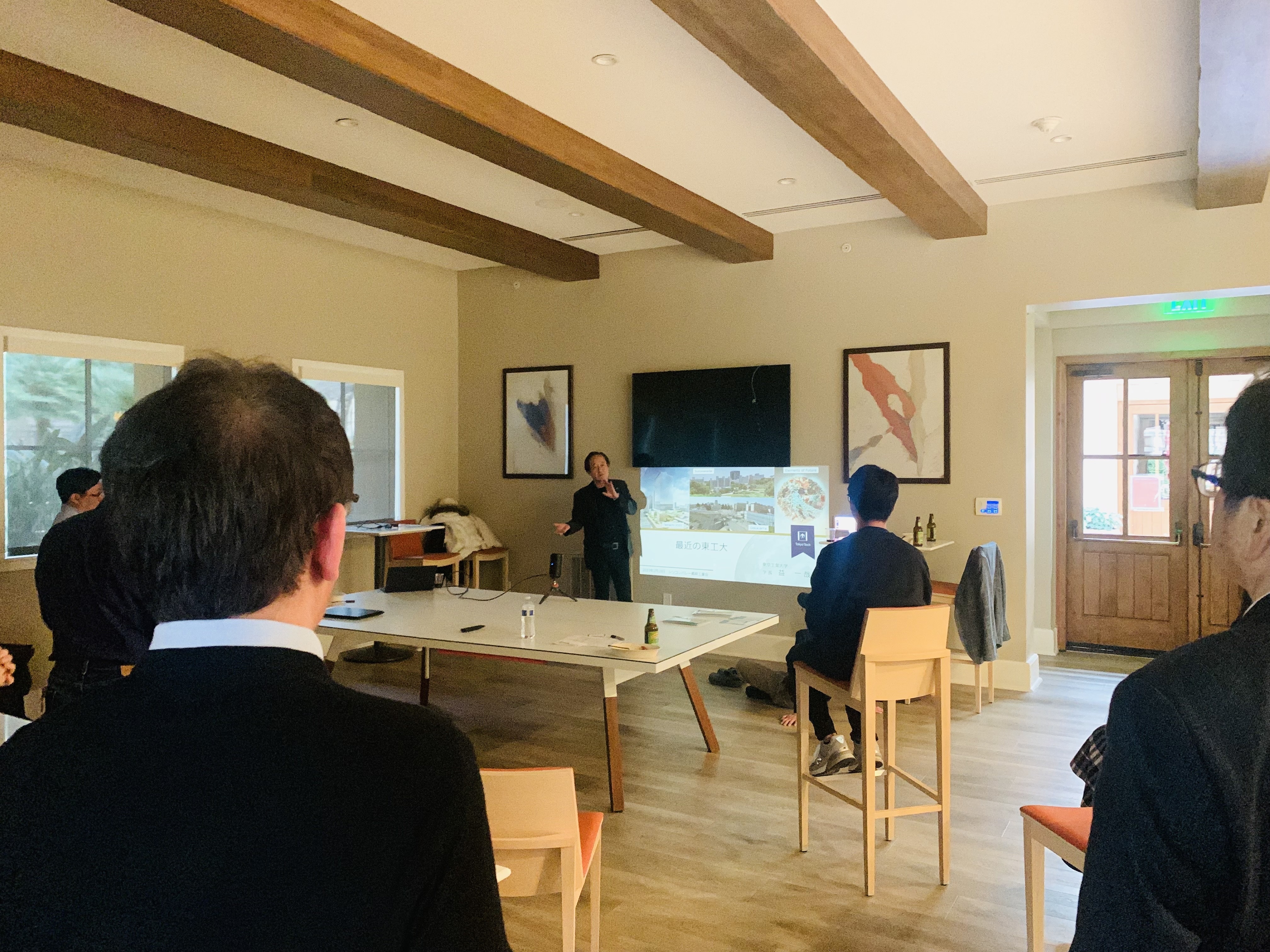  Participated in a Tokyo Tech Alumni Association event in Silicon Valley.
