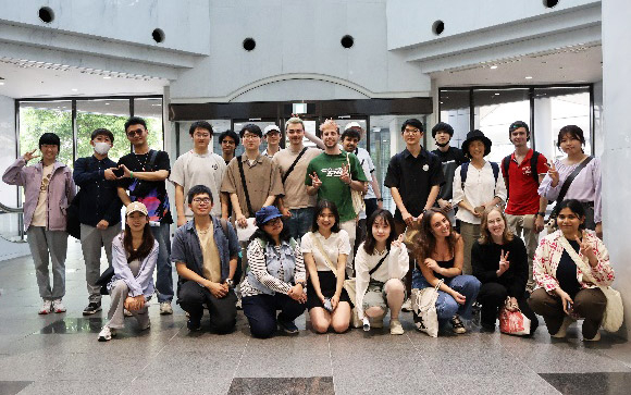 Participants at Tokyo Seaside Public Relations Exhibition Room TOKYO Minatorie