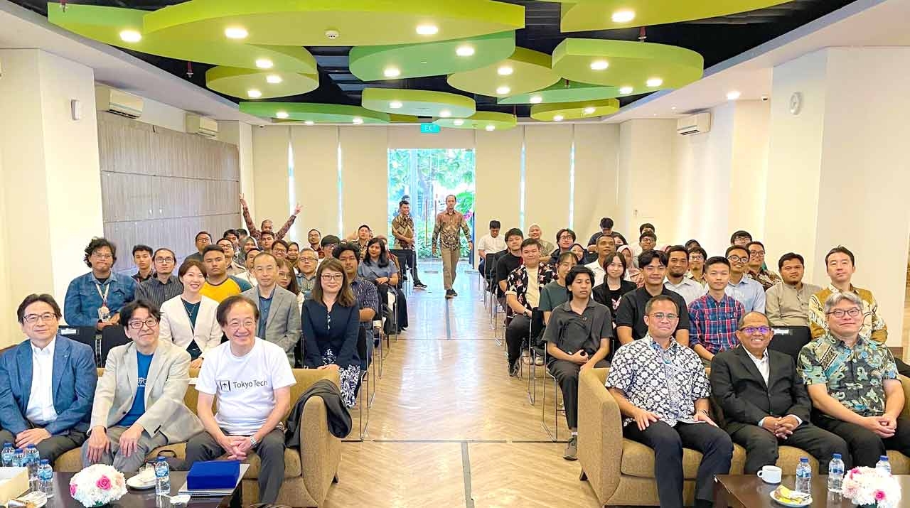 President Masu's visit strengthens ties with Indonesian partner universities and Tokyo Tech alumni