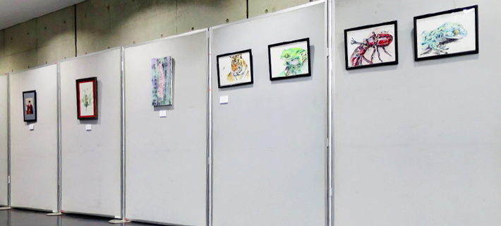 Art exhibit on B2 floor