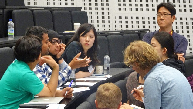 Teams discussing various solutions