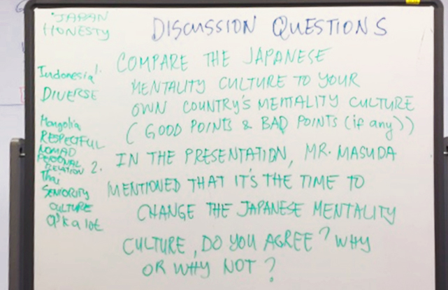 Group discussion points