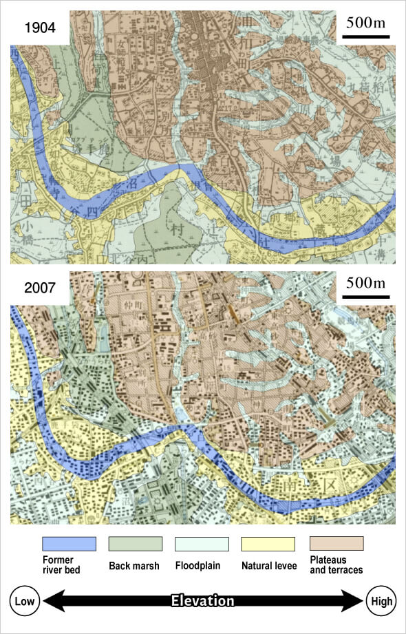 flood control topographic classification map