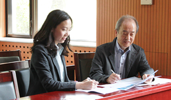 Briefing with supervisor