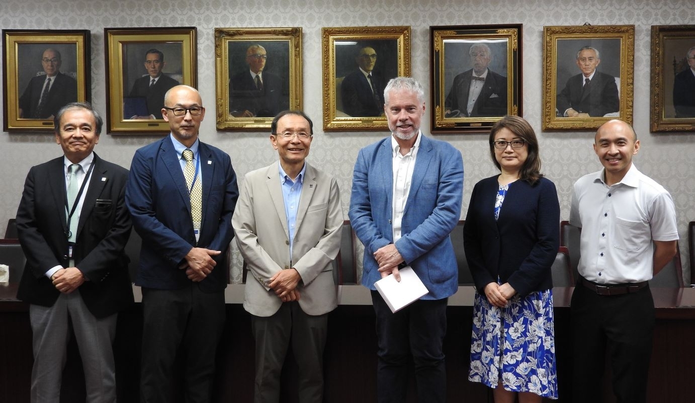 シドニー大学(オーストラリア)ベンジャミン・エグルトン研究担当副学長代理が東工大を訪問