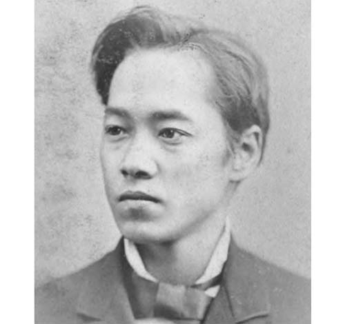 若き日の手島精一(1875年)