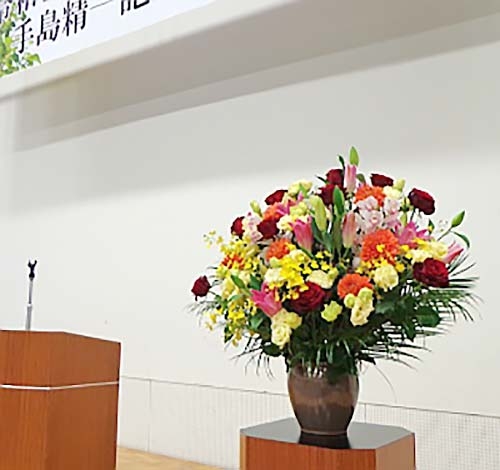 授与式会場(昨年度)