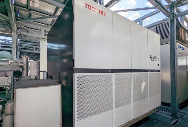 図1. 水素燃料電池(東芝H2RexTM)