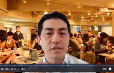 坂本啓准教授（オンライン参加）