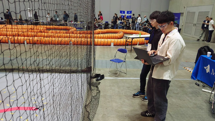 本番での試技の様子