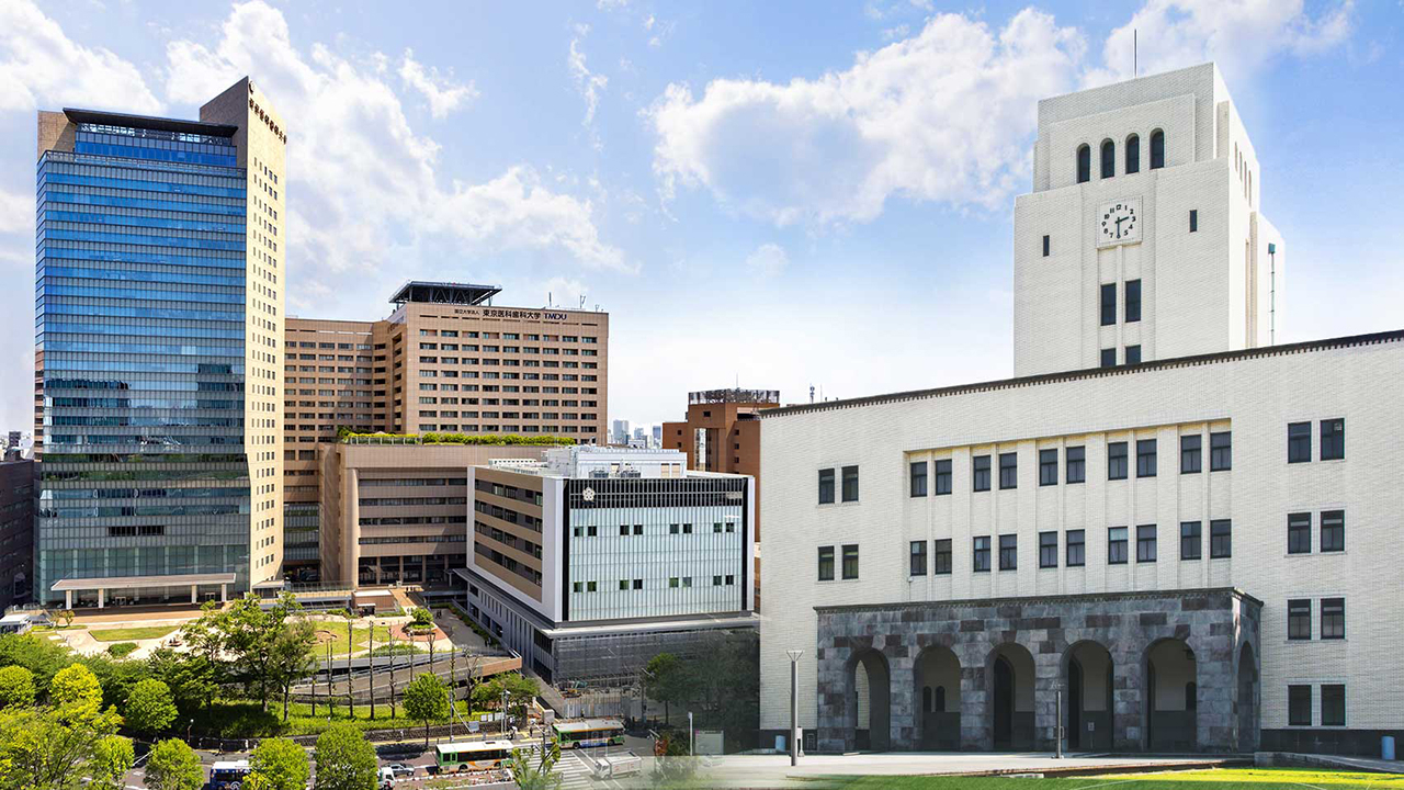 医科歯科大学と東京工業大学の外観イメージ