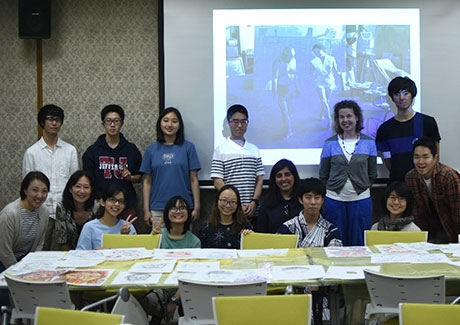 2回目の集合写真(テーマ:ピカソ)