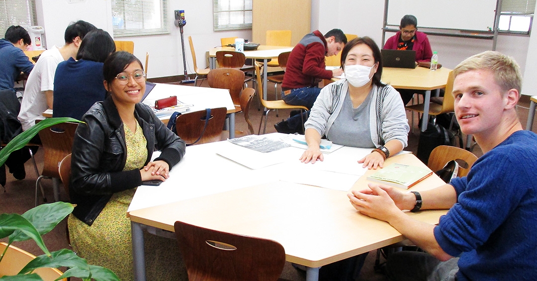 ランゲージパートナーと留学生の交流