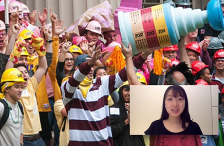 ビデオからのカット:MITについて学んだことを英語で紹介する東工大の学生