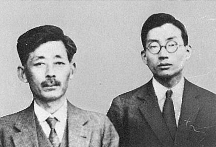 木下正雄(左)と大石二郎(右)