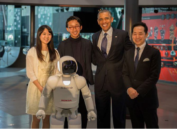 東工大生、オバマ大統領と出会う