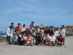 昨年の夏合宿 神津島