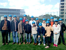 杉山研究室と防災訓練の後に