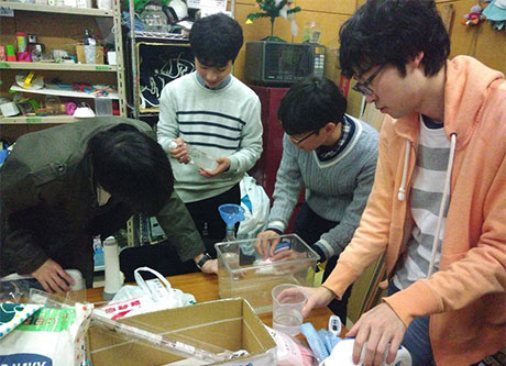 試行錯誤しながら実験!